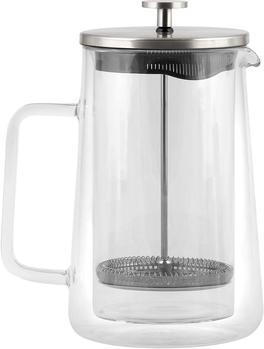 Vialli Design Diva French Press Mattsilber, 1 l (1 l)