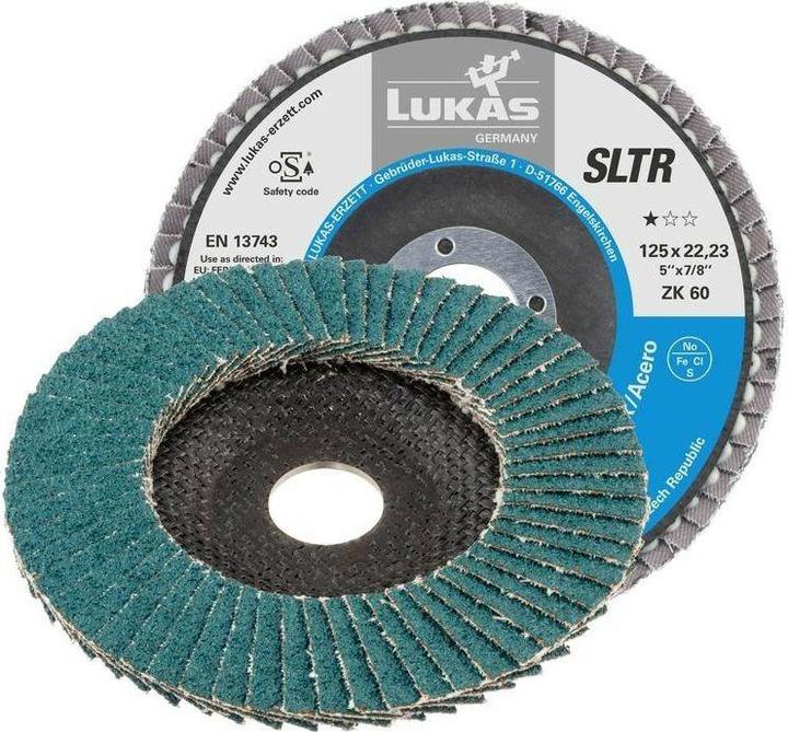 Actual product image Lukas Flap disc SLTR universal Ø 125 mm zirconia alumina grit 60 (60)