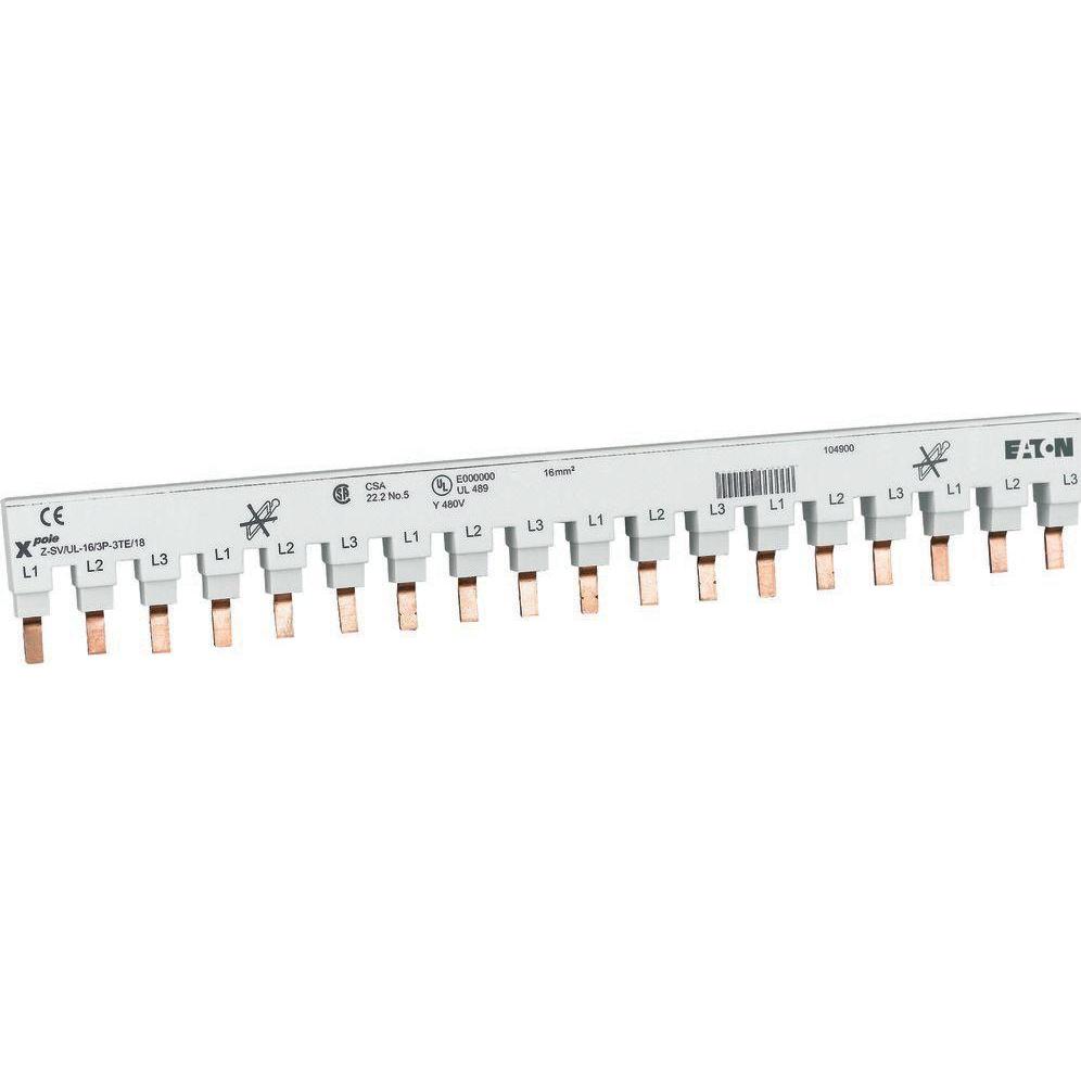 10x Eaton Phasenschiene, 1Ph, 16qmm, Stift, 18TE 104894, Elektronikzubehör + Gehäuse