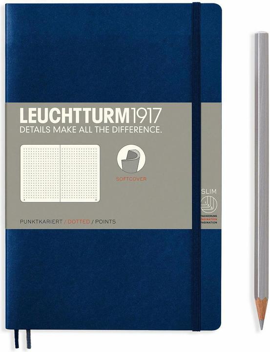 Leuchtturm1917 Notebook (B6, Kariert, Weicher Einband)