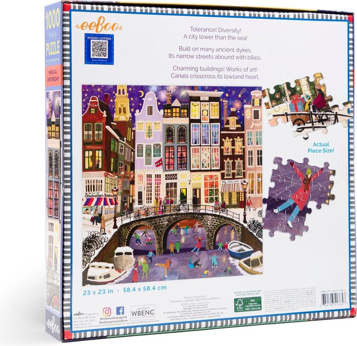 Produktbild Eeboo Magical Amsterdam (1000 Teile)