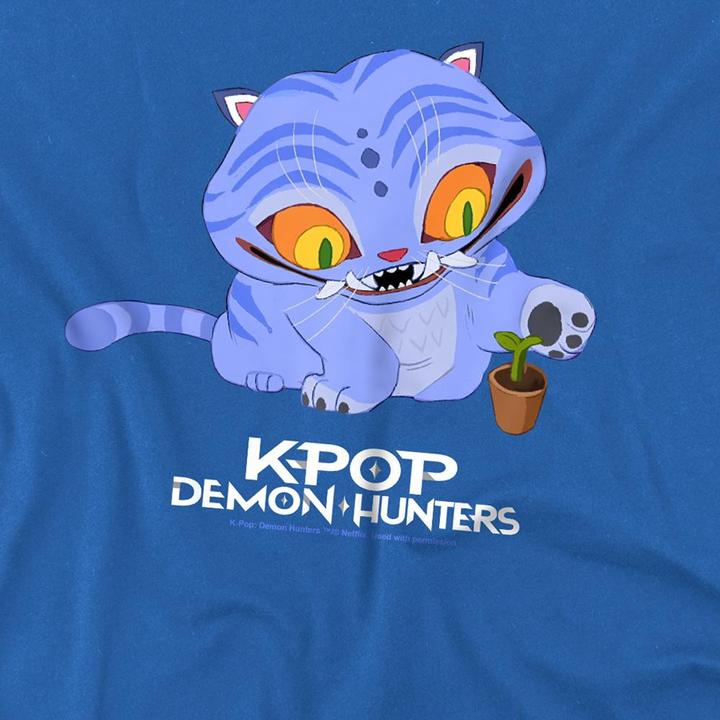 Immagine prodotto K-Pop Demon Hunters Cute Maglietta Derpy Tigre Bambini (128)