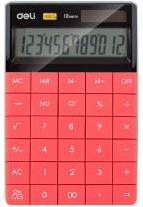 Produktbild Deli Calculator CALCULATOR 1589 Red (Batterien)