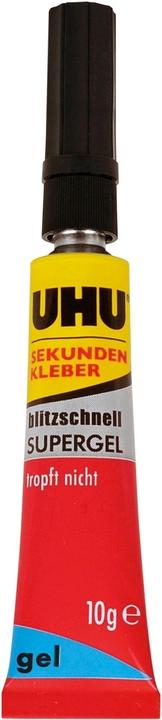 Actual product image UHU Super Glue Lightning Fast Super Gel (10 g, 10 ml)