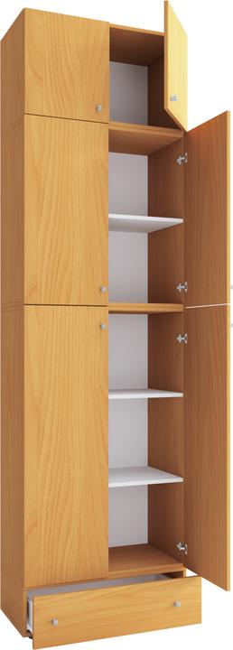Image du produit VCM Armoire de bureau Armoire à dossiers Lona 5 tiroirs porte (70 x 39 x 240 cm)