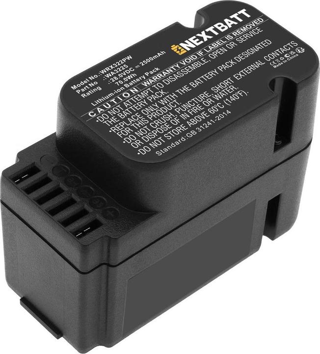 Actual product image Cameron Sino Battery for Worx 28V 2.5Ah Li-ion (28 V)
