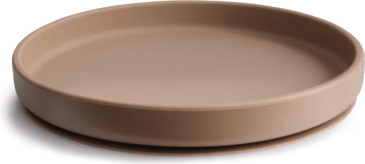 Actual product image Mushie Classic Silicone Plate Powder