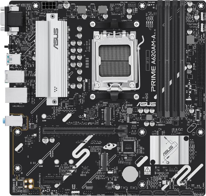 ASUS MB PRIME A620AM-A-CSM (AM5, AMD A620, mATX)