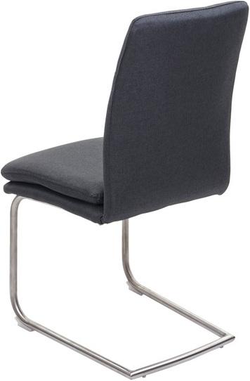 Image du produit Swisshandel24 6x chaise de salle à manger HWC-H70, chaise de cuisine à piétement luge chaise, tissu/textile inox