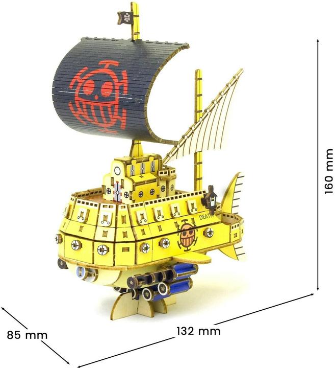 Actual product image Kito Art One Piece - Polar Tang der Heart-Piratenbande - Holzmodell