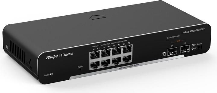 Actual product image Ruijie Networks RG-NBS3100-8GT2SFP Network Switch Managed L2 Gigabit Ethernet (10/100/1000) Power o (8 ports)