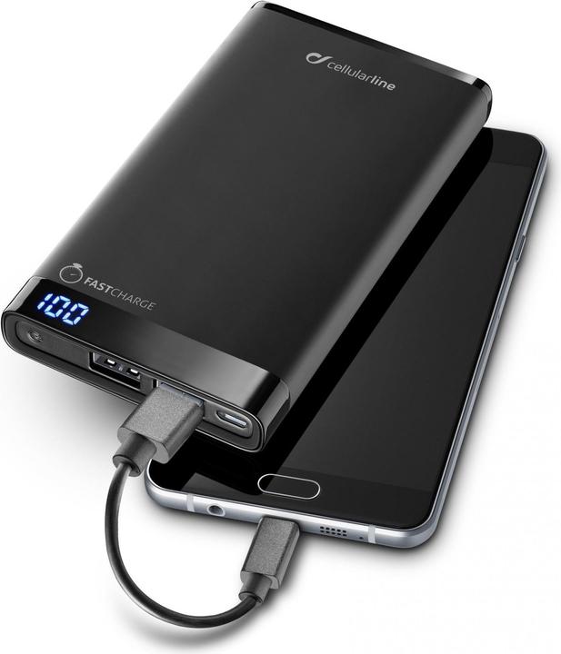 Actual product image Cellularline Freepower Manta 8000 (8000 mAh, 10 W, 29.60 Wh)