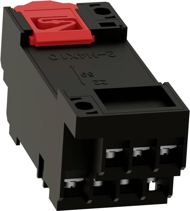 Actual product image Schneider Socket, for Easy Harmony RXM4L miniature relay, 7A, screw terminal, mixed contact arrangement RXZE1M (Relay socket)