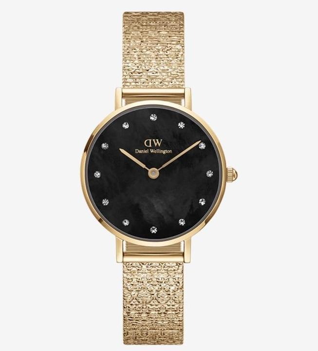 Produktbild Daniel Wellington Classic Petite Lumine Pressed Piano Gold Black (Analoguhr, 28 mm)