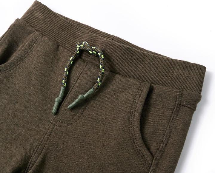 Produktbild vidaXL Kinder-Trainingshose Khaki Melange 140,Material: 80 (140)