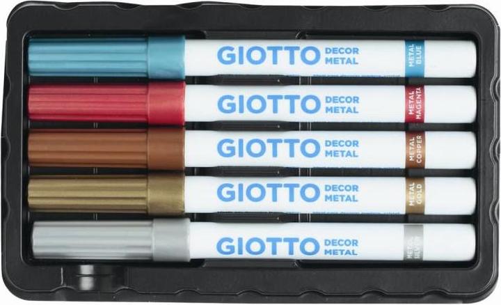 Actual product image Giotto Fiber pen 'Decor Metal (6 x)