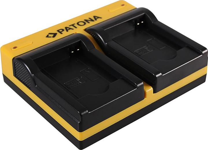 Actual product image Patona Dual charger for Samsung BP-88A DV200 DV300 incl. Micro-USB cable