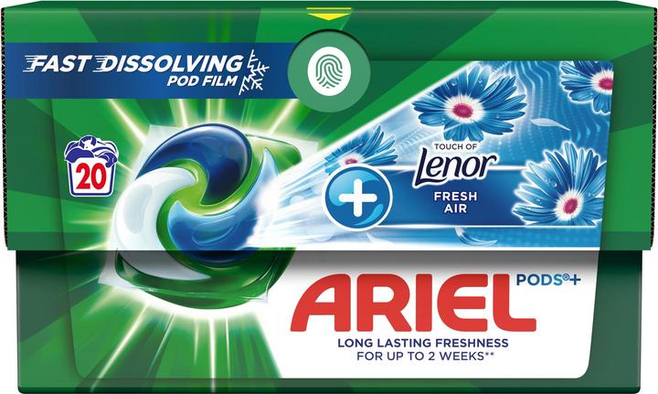 Ariel Caps Washingariel Fresh Air 20pce (20 Washing cycles, Wash pods)