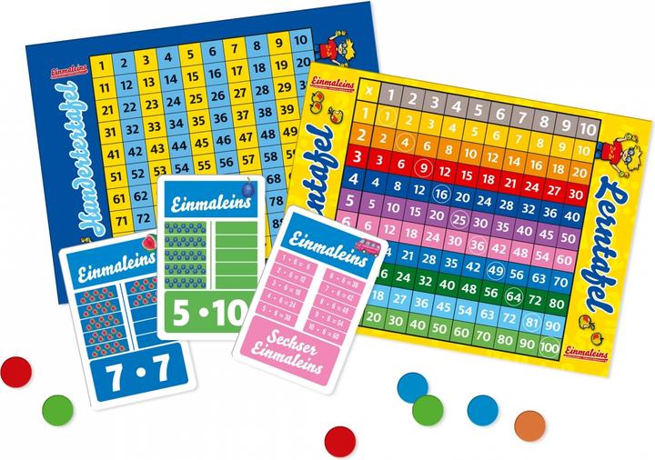 Actual product image Noris multiplication tables calculating to 100 (German)