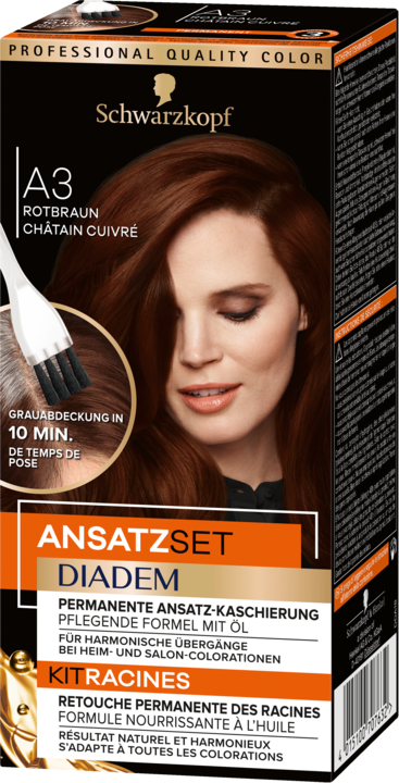 Produktbild Schwarzkopf Ansatzset Diadem (A3 Rotbraun)