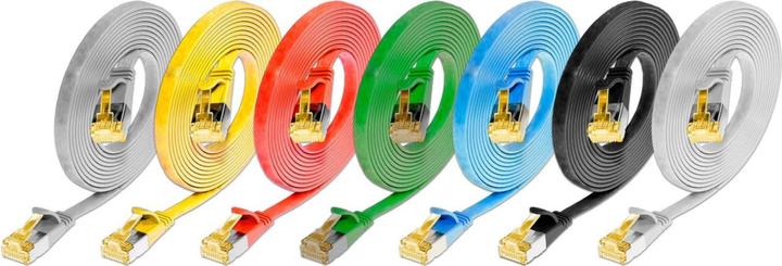 Image du produit Wirewin Câble patch Slim : U/FTP, 10cm, vert (U/FTP, CAT6a, 0.10 m)