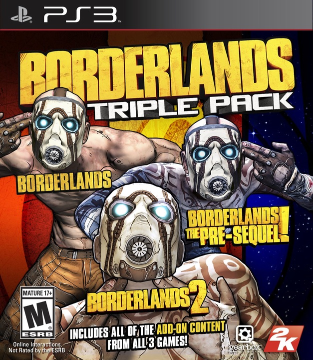 Produktbild 2K Games Take-Two Interactive Borderlands Triple Pack, PS3 Standard+DLC Englisch PlayStation 3 (PS3, EN)