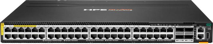 Produktbild HPE E Aruba Switch, 48 Port, Smart Rate 1/2.5/5/10G PoE and 4 Port MACsec, AVB, PTP (50 Ports)