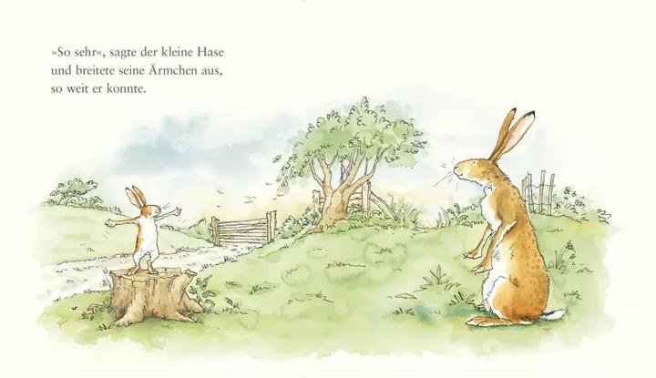 Actual product image Weisst du eigentlich, wie lieb ich dich hab? (German, Sam McBratney, 2016)