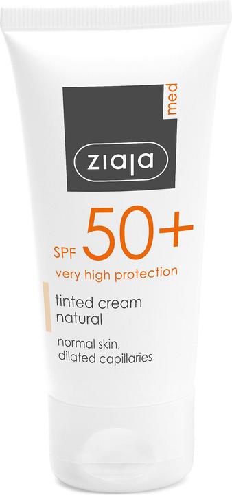 Ziaja Crème teintée pour peaux normales SPF 50+ Crème teintée 50 ml (Ombre naturelle)