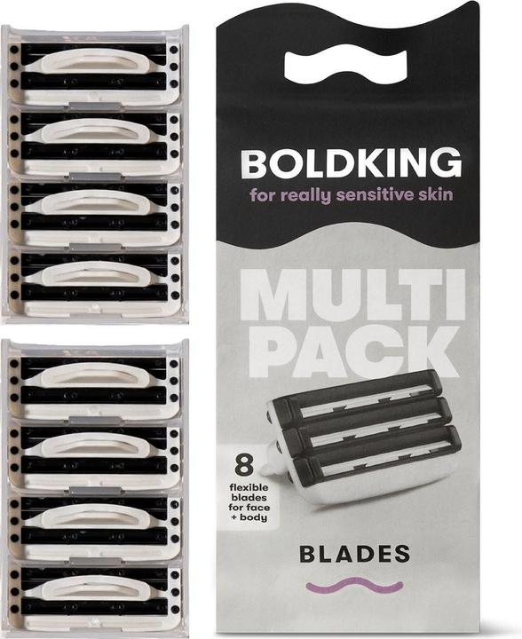Boldking Rasierklingen Duopack 8 Klingen für empfindliche Haut (8 x)