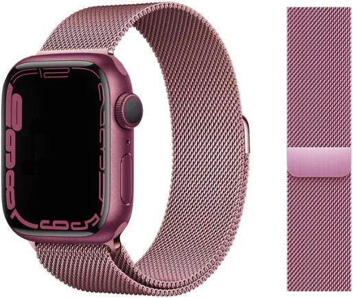 Immagine prodotto Ferryxpress Bracciale con anello milanese per orologio (42/44/45/49mm) - Taglia M/L (255mm) - (42 mm, 44 mm, 45 mm, 49 mm, Acciaio inox intrecciato)