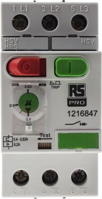 Produktbild RS PRO MS32-0,63 Motor Protection Switch