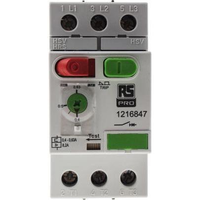 Rs Pro, Schutzschalter, MS32-0,63 Motor Protection Switch