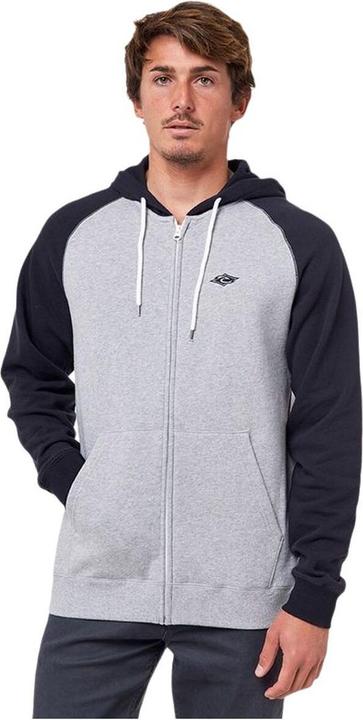 Produktbild Rip Curl Herren Sweater mit Kapuze Embroid Hooded Zip Thru Hellgrau (L)