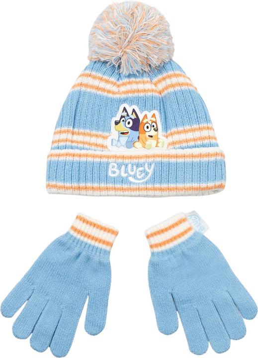 Produktbild Bluey Mütze & Handschuhe Mädchen Figur (One Size)