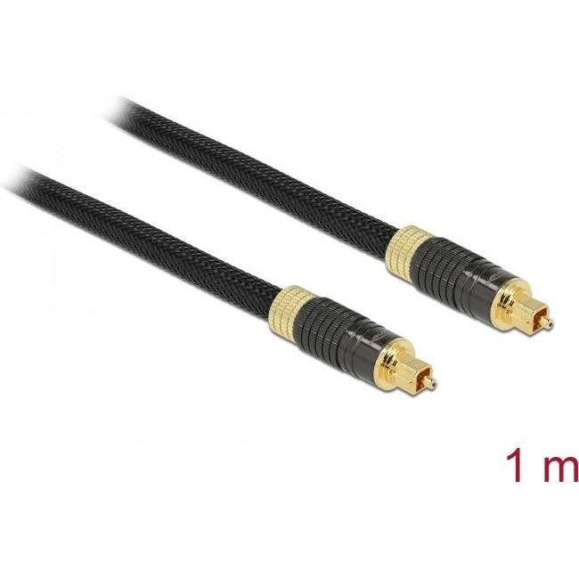 Delock TOSLINK Standard Kabel Stecker (1 m, Optisch), Audio Kabel