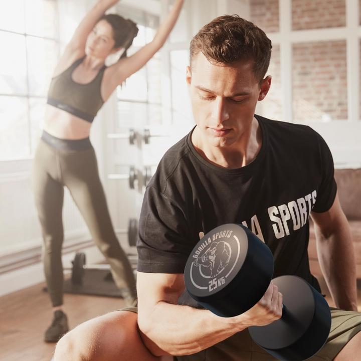 Image du produit Gorilla Sports Haltères ronds (1 x 25 kg)