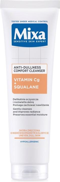 Mixa Mixalab Radian Comfort Face Wash Gel Against Discoloration With Vitamin C And Squalane 150ml (Gel nettoyant, 150 ml)