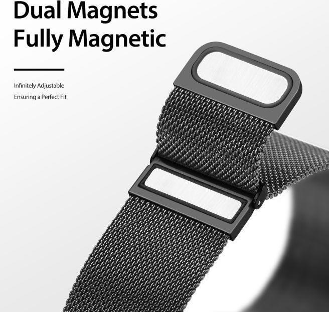 Actual product image Dux Ducis Milanese Series (20 mm, 41 mm, 42 mm, Stainless steel, Gear Sport, Gear S2, Galaxy Watch, Galaxy Watch Active, Galaxy Watch Active 2, Galaxy Watch 3)