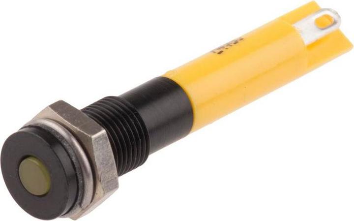 Produktbild RS PRO LED 6mm Chromblende 24Vdc Gelb