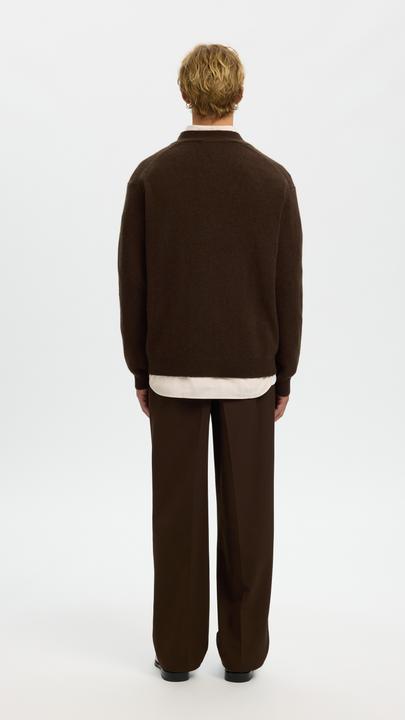 Actual product image Selected Wollmix Strickjacke (L)