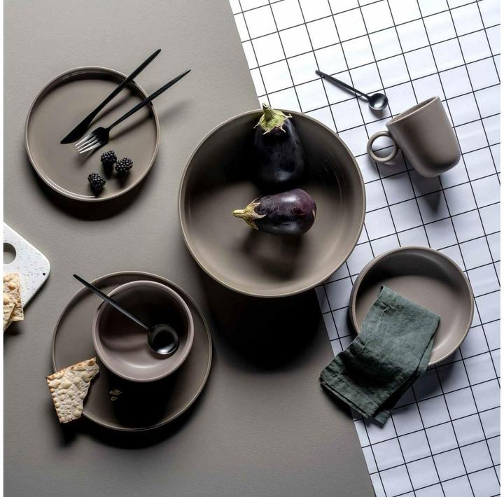 Image du produit Leonardo Schale Roma 6 Stück, Taupe (15.70 cm, 0.60 l, 6 x)