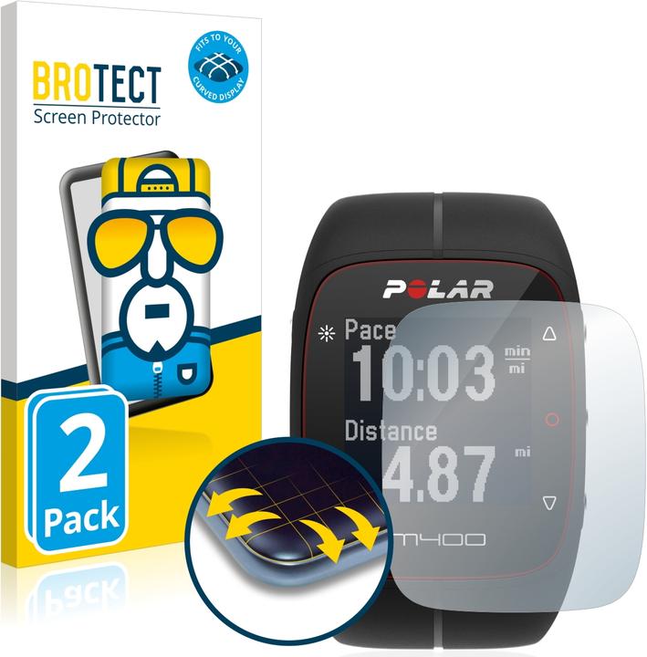 Productafbeelding BROTECT Volledig bedekkende screen protector (M400)