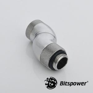 Produktbild Bitspower Adapter 90 Grad G1/4 Zoll AG auf G1/4 Zoll IG - 3x drehbar