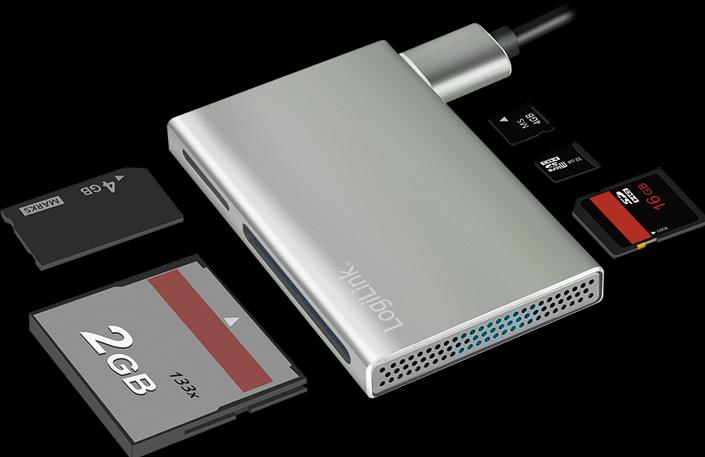 Actual product image LogiLink CR0048 (USB-C 3.2 Gen 1)