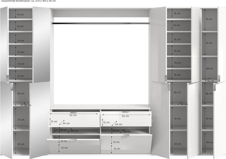 Produktbild Xonox Home Projekt X (273 x 34 x 193 cm)