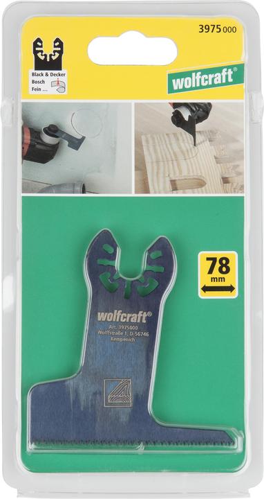 Produktbild wolfcraft wolfcraft 1 Kurvensägeblatt PRO HCS, 78mm