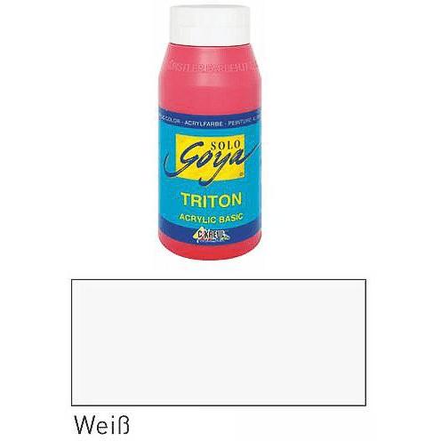Kreul, Künstlerfarbe + Bastelfarbe, Triton 750ml (Weiss, 750 ml)