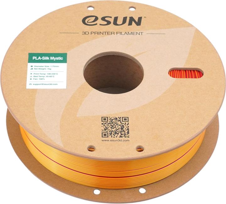 Produktbild eSUN ePLA-Silk Mystic Rot-Gold-Purple Filament 1.75mm 1Kg (PLA, 1.75 mm, 1000 g, Mehrfarbig)