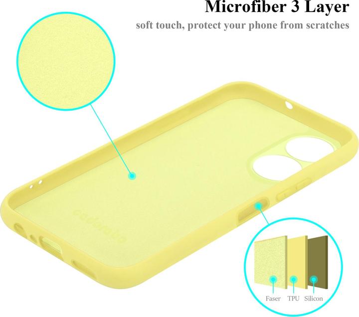 Productafbeelding Cadorabo TPU Liquid Silicone Hoesje voor Honor X7 (Honor X7)